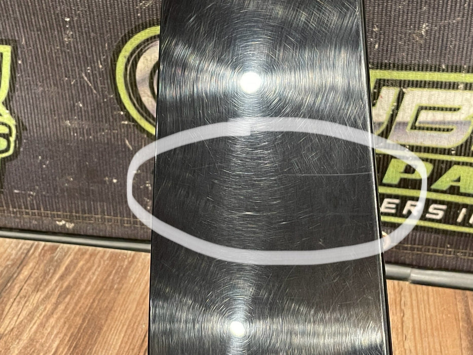 2017-2019 FORD F250 F350 FRONT RIGHT GLOSS BLACK B PILLAR DOOR TRIM OEM *SCUFFS*