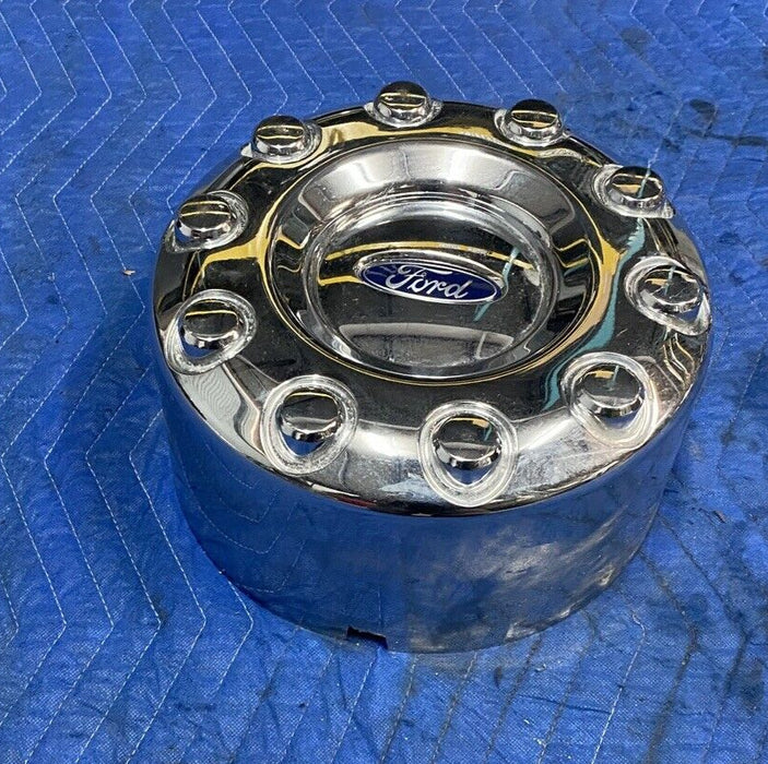 2017 2018 2019 FORD F350 F450 REAR DUALLY WHEEL CHROME CENTER CAP OEM