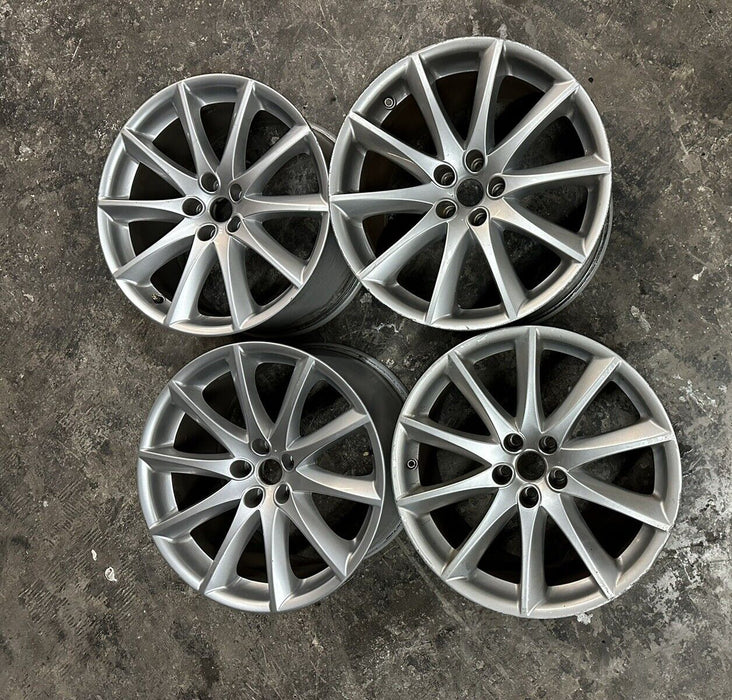 2010-2019 Jaguar XJ FRONT REAR RIMS WHEELS SET(4) MINOR CURBRASH 19X9 19X10