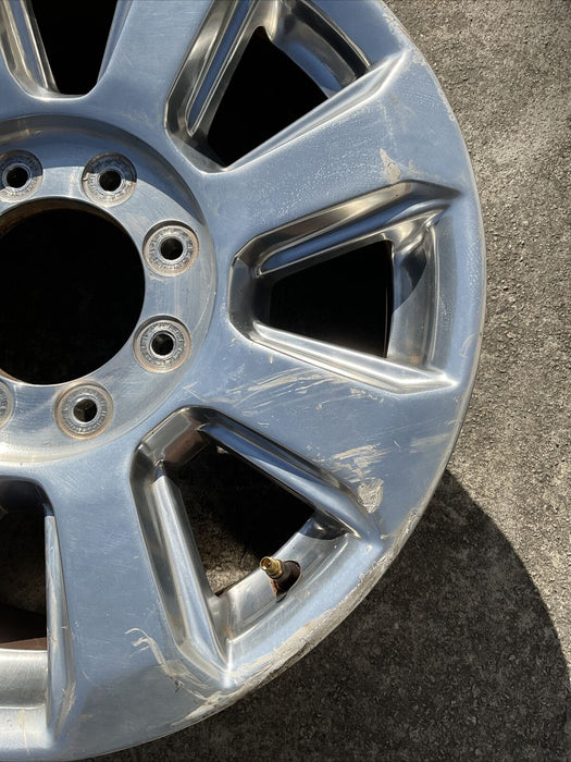 2017-2022 FORD F250 F350 F450 PLATINUM OEM WHEEL RIM (1) 20X8 *CURBRASH*