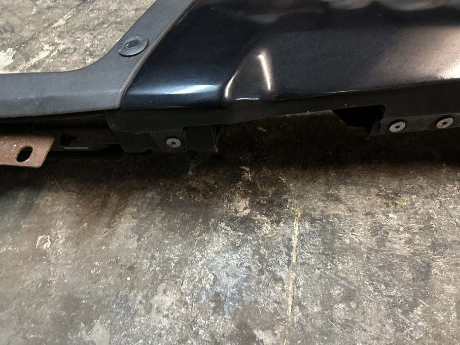 2017 FORD F250 AGATE BLACK REAR BUMPER W/ SENSOR HARNESS OEM ~COSMETIC FLAW~