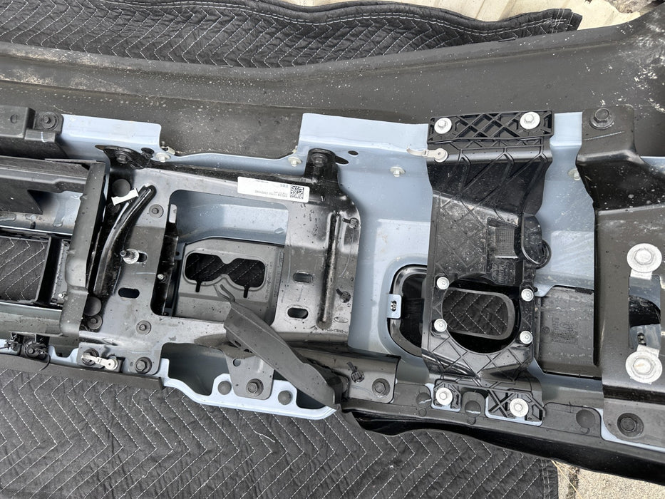 2023  2024 2025 FORD F450 FRONT BUMPER ASSEMBLY GLACIER GRAY~SCRATCHES~