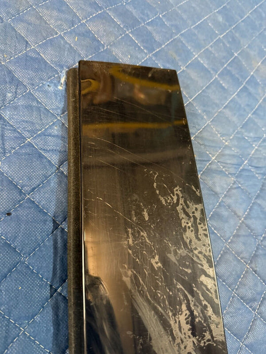 2017-2019 FORD F250 REAR LEFT DRIVER SIDE GLOSS BLACK B PILLAR DOOR TRIM~RESIDUE