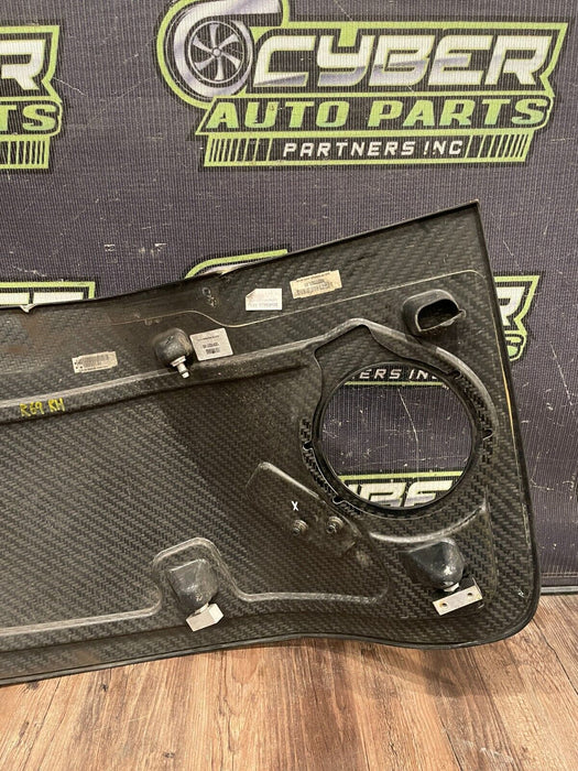 2012 AUDI R8 PASSENGER RIGHT CARBON FIBER BLADE W GAS CAP CUTOUT OEM *DAMAGED*