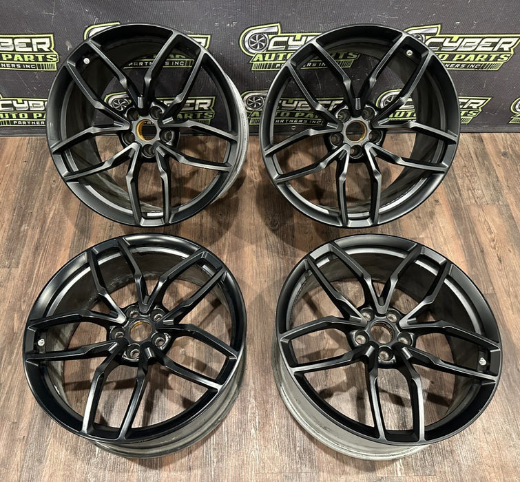 LAMBORGHINI HURACAN LP 610 AUDI R8 FACTORY RIMS MIMAS STYLE *MATTE BLACK FINISH*