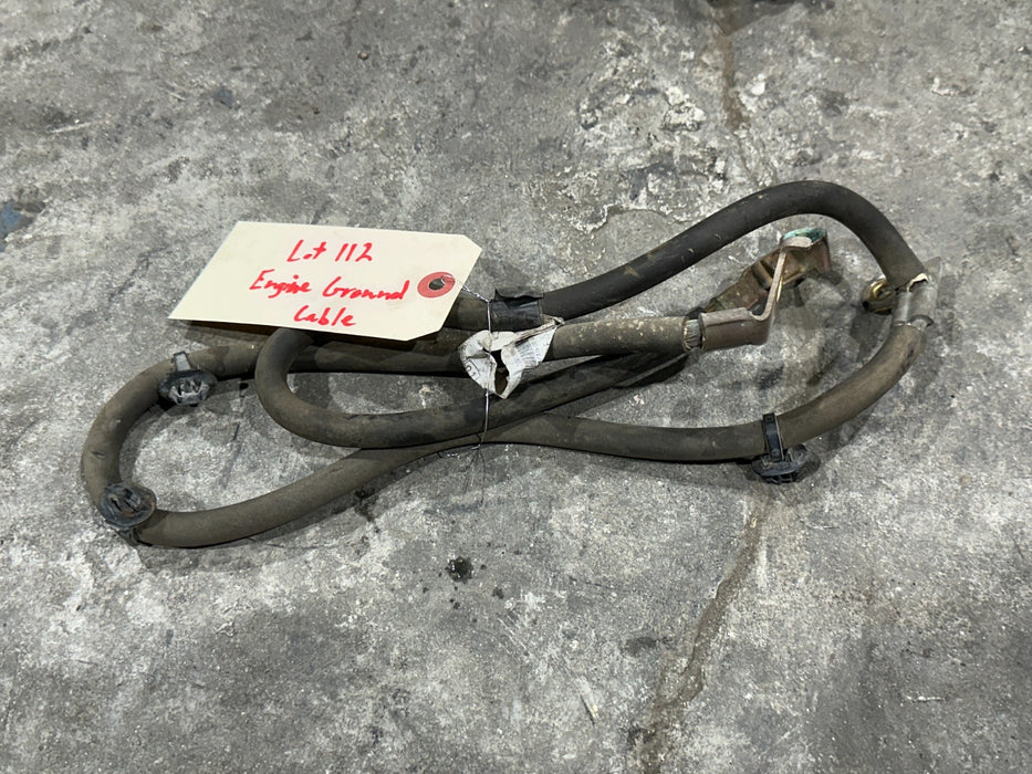 2017 NISSAN TITAN XD RESERVE DIESEL ENGINE GROUND CABLE OEM