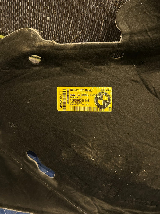 2024 BMW M3 M4 G80 G82 REAR WHEEL SOUND INSULATION OEM 7445270