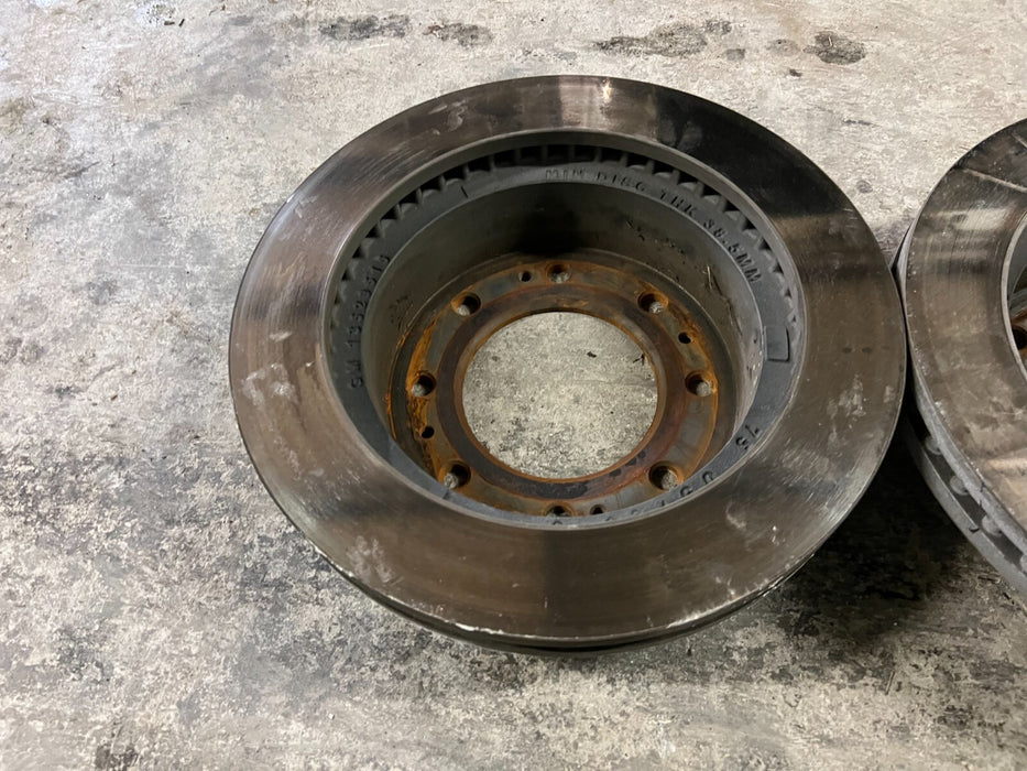 2020 2021 2022 GMC SIERRA 2500 3500 DIESEL FRONT DISC BRAKE ROTORS OEM 13529518