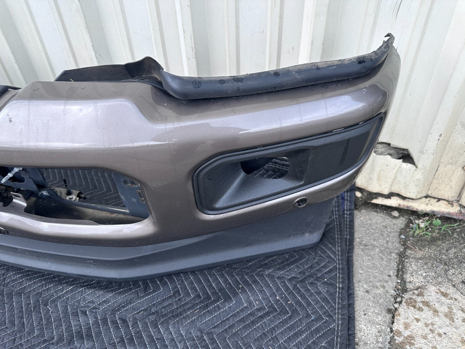 2023 2024 2025 FORD F250 F350 FRONT BUMPER ASSEMBLY STONE GRAY ~PAINT CHIP~