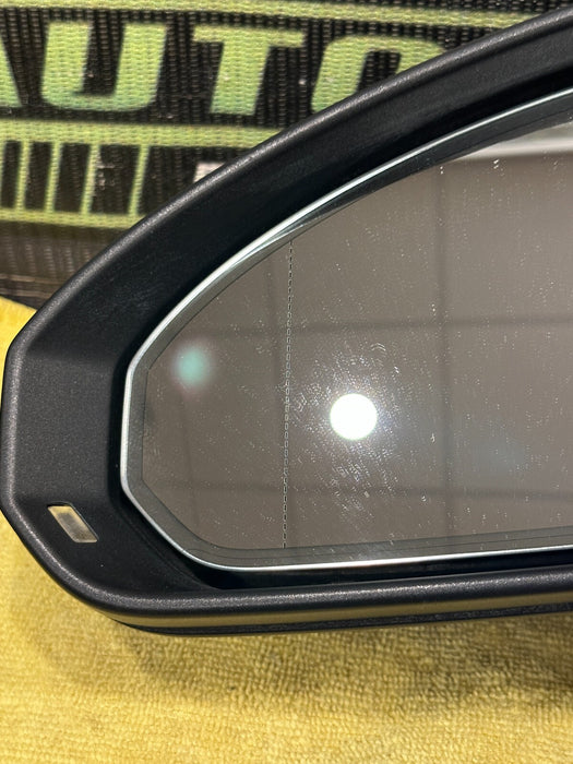 2021 AUDI R8 DRIVER LEFT CARBON FIBER DOOR MIRROR OEM *PPF FLAWS/CF IS GOOD*