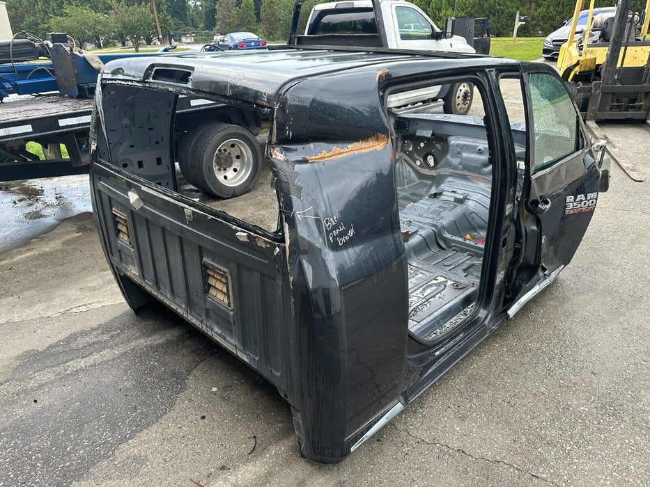 2017 RAM 3500 LIMITED MEGA CAB 4 DOOR SHELL *DAMAGE TO REAR CAB CORNER*