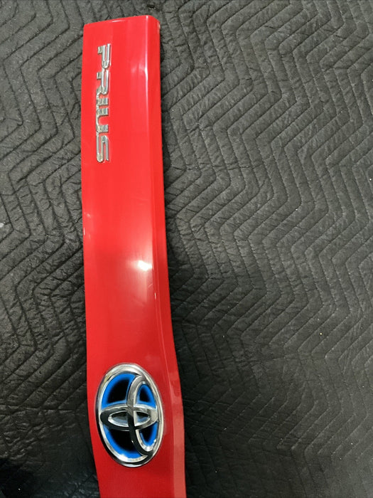 2014 TOYOTA PRIUS REAR TAILGATE PANEL TRIM W/TRUNK BUTTON OEM