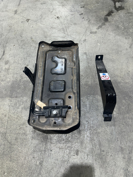 2014 PORSCHE 911 TURBO S BATTERY MOUNT TRAY W BRACKET & MODULES OEM