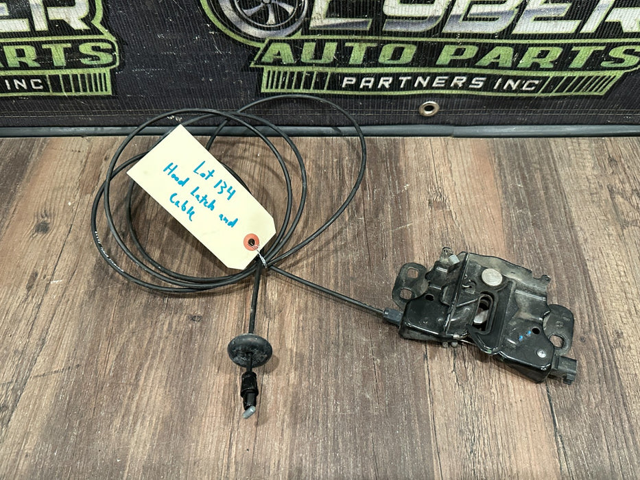 2022 DODGE RAM 2500 HOOD LATCH & CABLE ASSEMBLY OEM