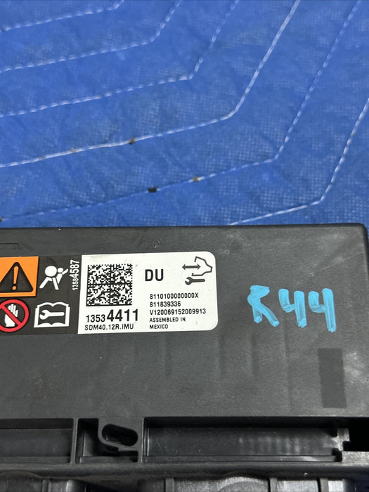 2020 2021 2022 GMC SIERRA 2500 BAG MODULE 13534411 OEM ~CLEAN NO CODES~