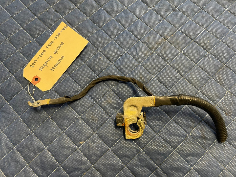 2017-2019 FORD F250 F350 F450 NEGATIVE GROUND TERMINAL CABLE OEM