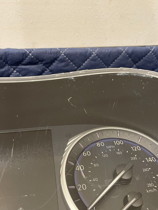 2017 INFINITI Q50 RED SPORT SPEEDOMETER GAUGE CLUSTER OEM OEM *MINOR SCUFFS*