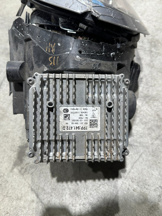 2014 PORSCHE 911 TURBO S PASSENGER RIGHT HEADLIGHT OEM *DAMAGED*