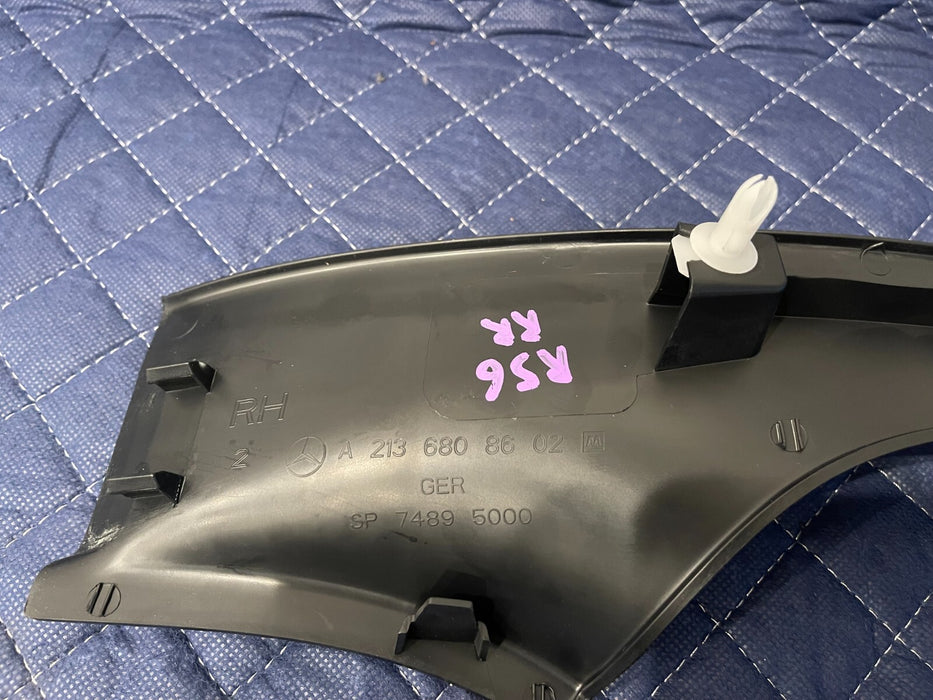 2019 MERCEDES-BENZ E63S AMG PASSENGER RIGHT DOOR SILL SCUFF KICK PLATE OEM