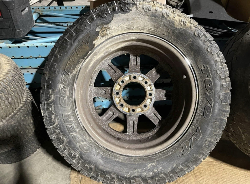 2017 2018 2019 FORD F350 F450 AFTERMARKET FUEL WHEELS RIMS ~TIRES ARE BAD~