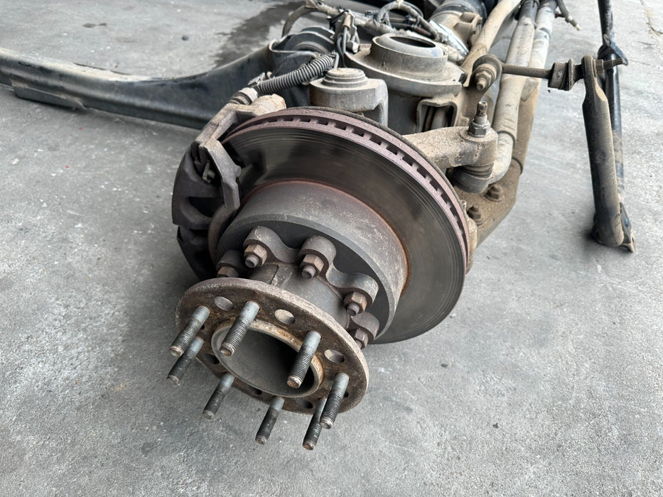 2017 RAM 3500 DUALLY DRW FRONT AXLE 4X4 3.73 COMPLETE ASSEMBLY OEM 134K MILES