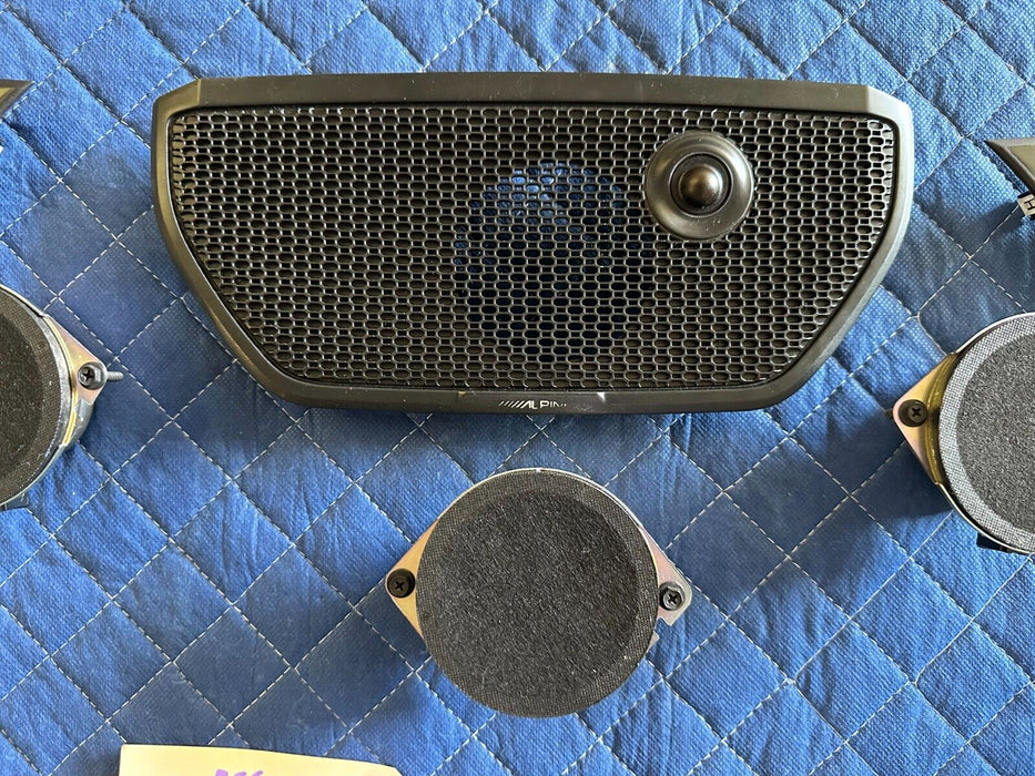 2022 RAM 1500 TRX FRONT REAR DOOR HEADLINER DASH ALPINE FULL SPEAKER SET OEM