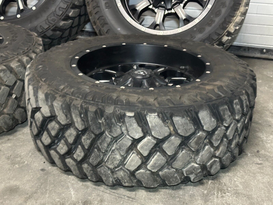 FORD F250 8X170 FUEL 20X10 WHEELS RIMS 35X12.50 FIRESTONE DESTINATION M/T 2 TIRE