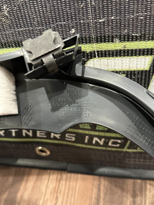 2015 MERCEDES BENZ C63S EDITION 1 REAR LEFT QUARTER SILL PLATE TRIM OEM *SCUFF*