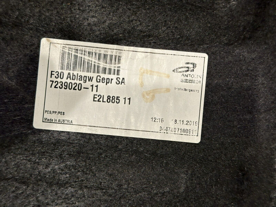 2020 BMW M4 F82 REAR TRUNK BOOT FLOOR CARPET LINER 7239020 -11