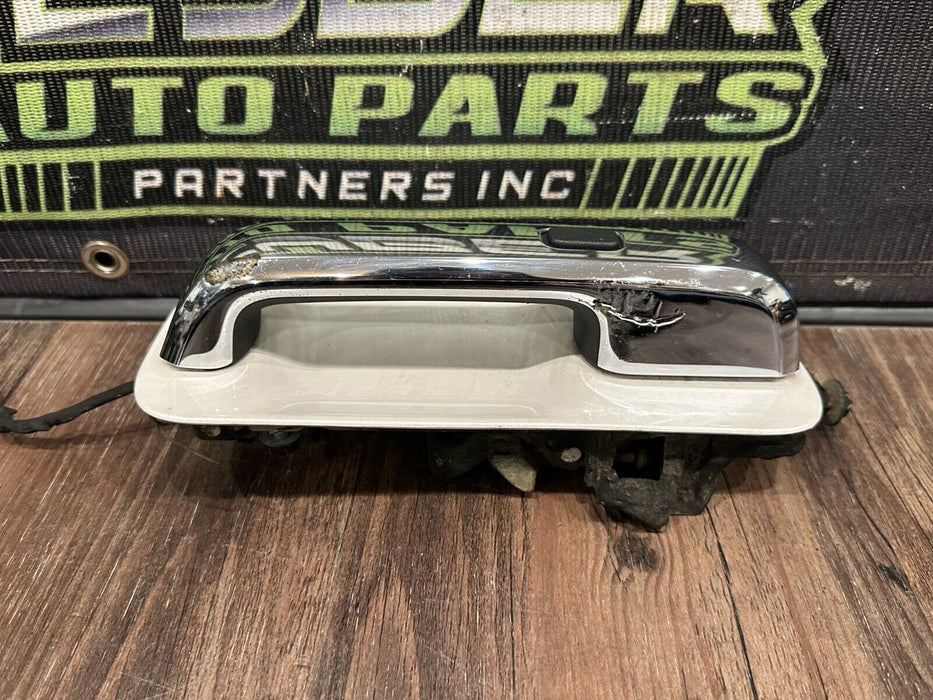2017-2019 FORD F250 F350 FRONT RIGHT DOOR HANDLE TRI COAT (UG) OEM *BURN DAMAGE*
