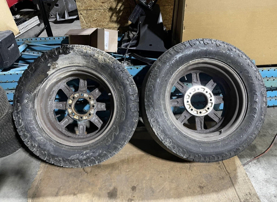 2017 2018 2019 FORD F350 F450 AFTERMARKET FUEL WHEELS RIMS ~TIRES ARE BAD~