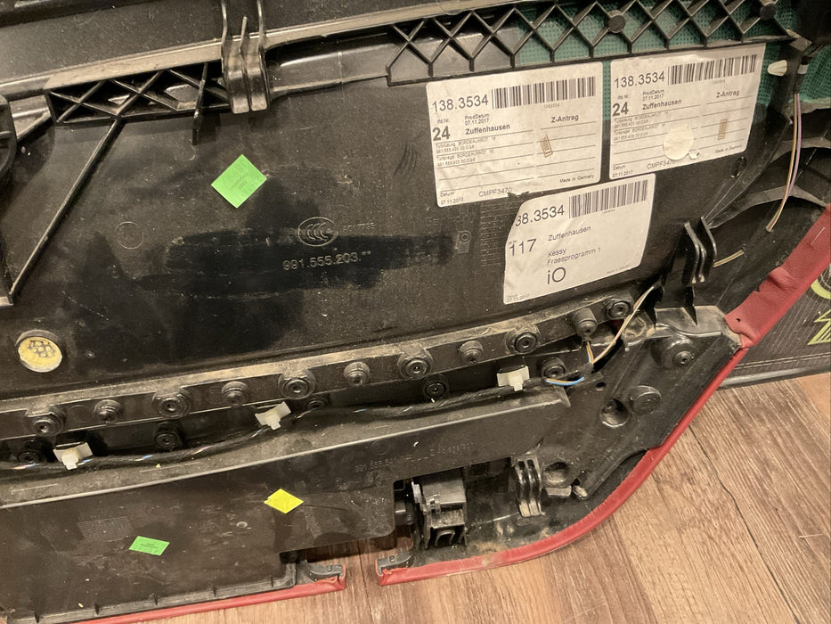 2017 PORCHE 781 FRONT LEFT DRIVER DOOR PANEL OEM~MINOR SCRATCHES/WEARS/TEARS~