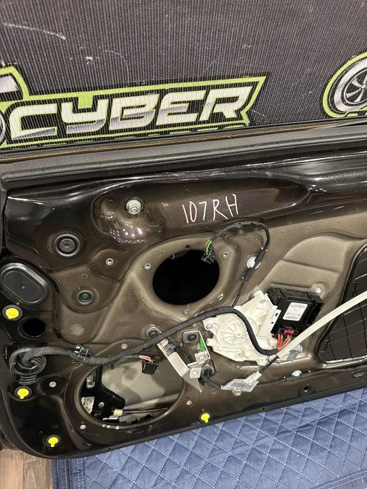 2014 AUDI R8 COUPE OEM RIGHT PASSENGER DOOR SHELL BLACK PANTHER CRYSTAL ~READ~