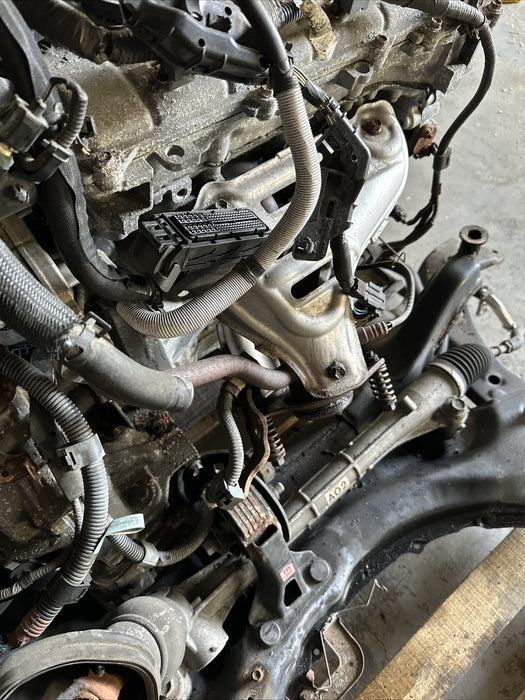 2014 Toyota Prius V Engine and Transmission W/ Subframe Assembly OEM 394K Miles