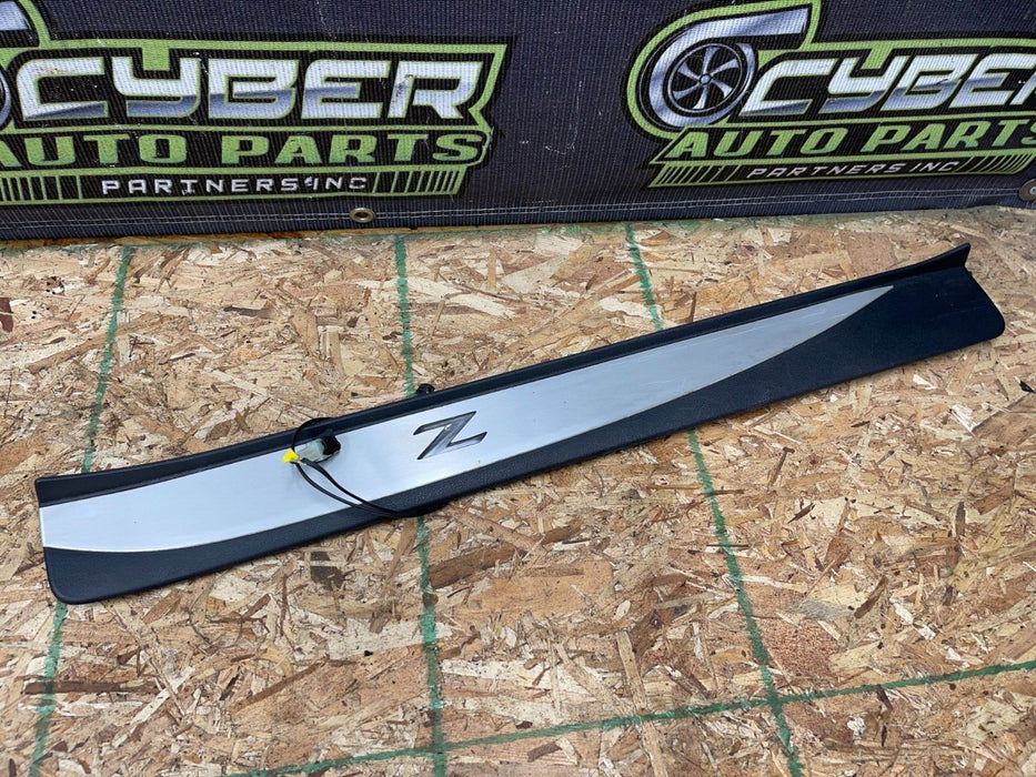 2018 NISSAN 370Z NISMO ILLUMINATED Z KICK PLATES DOOR SILL TRIM OEM 2009-2020
