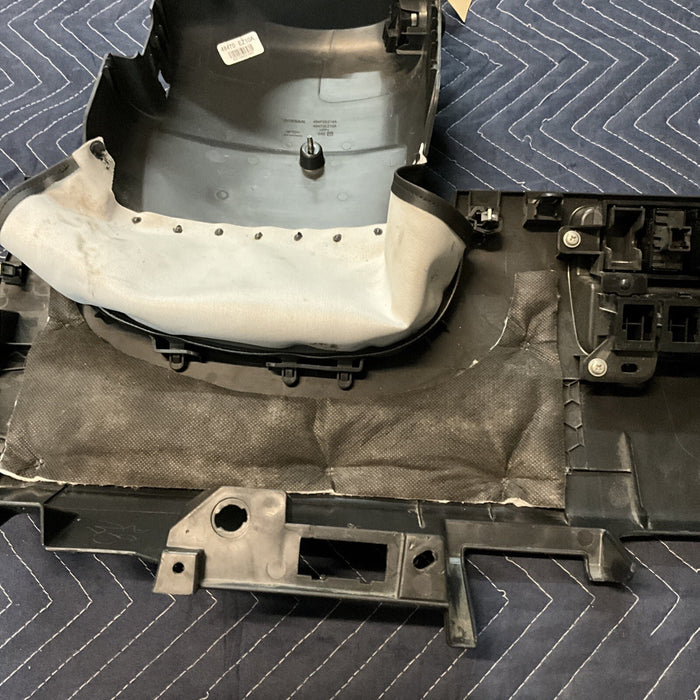 2016 NISSAN TITAN XD LOWER DASH KNEE PANEL TRIM W/ UNDER STEERING WHEEL TRIM