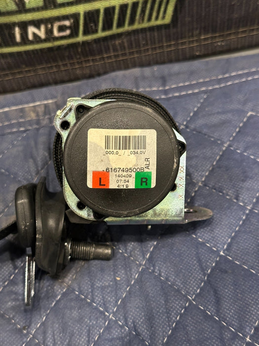 2014 PORSCHE 911 TURBO S REAR PASSENGER RIGHT SEATBELT OEM