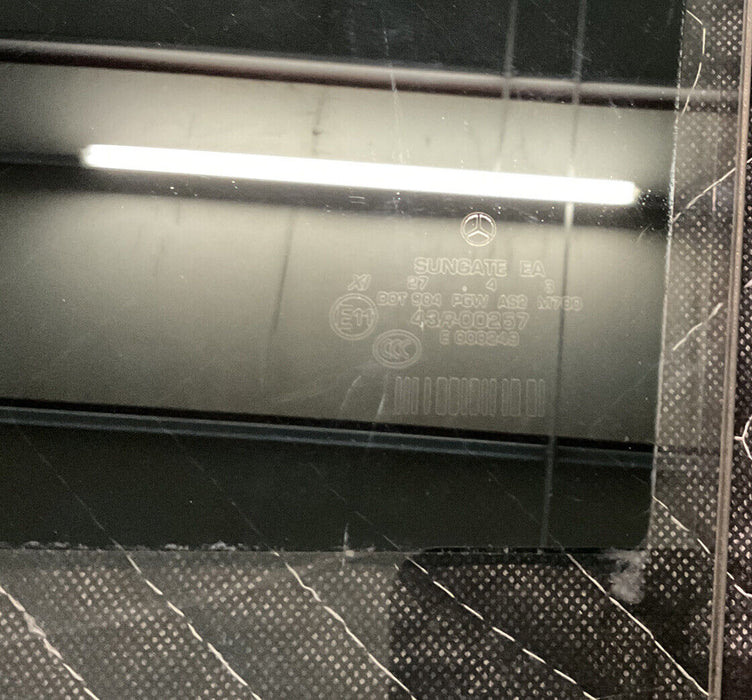 2014 MERCEDES S550 REAR LEFT TINTED WINDOW DOOR GLASS OEM