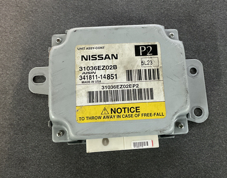 2016 NISSAN TITAN XD AISIN TRANSMISSION CONTROL MODULE UNIT OEM 31036EZ02B