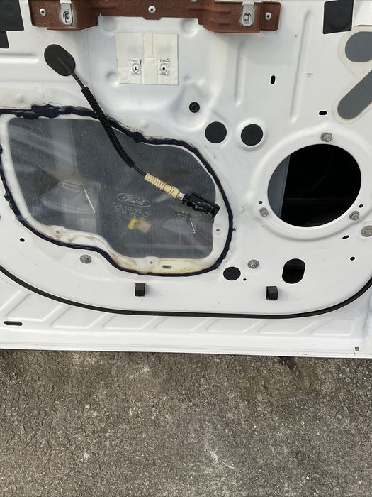 2017-2022 FORD F250 F350 F450 REAR DRIVER DOOR PEARL WHITE (PAINT CODE:UG) OEM