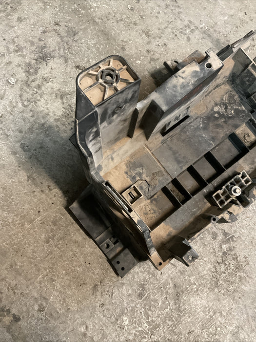 2017 RAM 3500 LARAMIE DIESEL 6.7L LEFT DRIVER BATTERY TRAY OEM 2013-2018~DAMAGE~