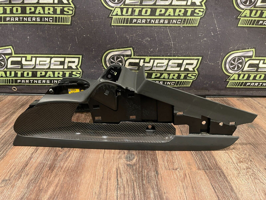 2014-15 AUDI R8 V10 INTERIOR CARBON FIBER PIECES (DOOR, CONSOLE, DASH TRIM) OEM