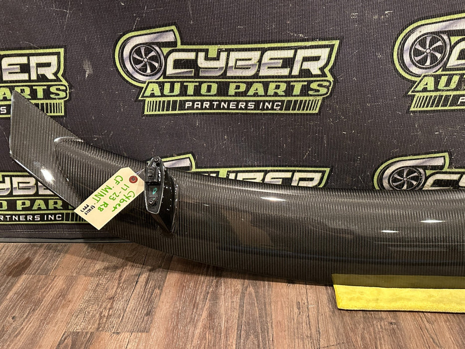 2017-2023 AUDI R8 CARBON FIBER SPOILER WING MINT OEM GENUINE *FULLY PPF