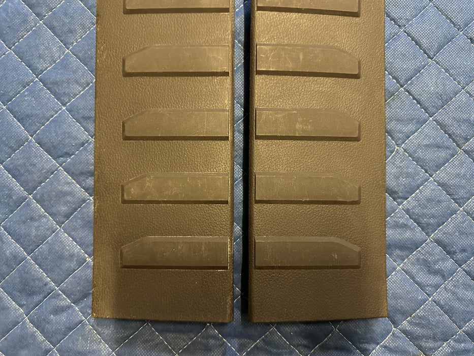 2017-2019 FORD F250 F350 LIMITED REAR DOOR KICK PLATE PANEL TRIMS OEM