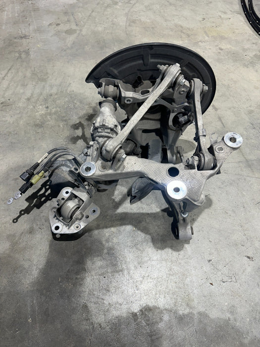 2014 PORSCHE 911 TURBO S REAR RIGHT KNUCKLE SUSPENSION CORNER ASSEMBLY OEM