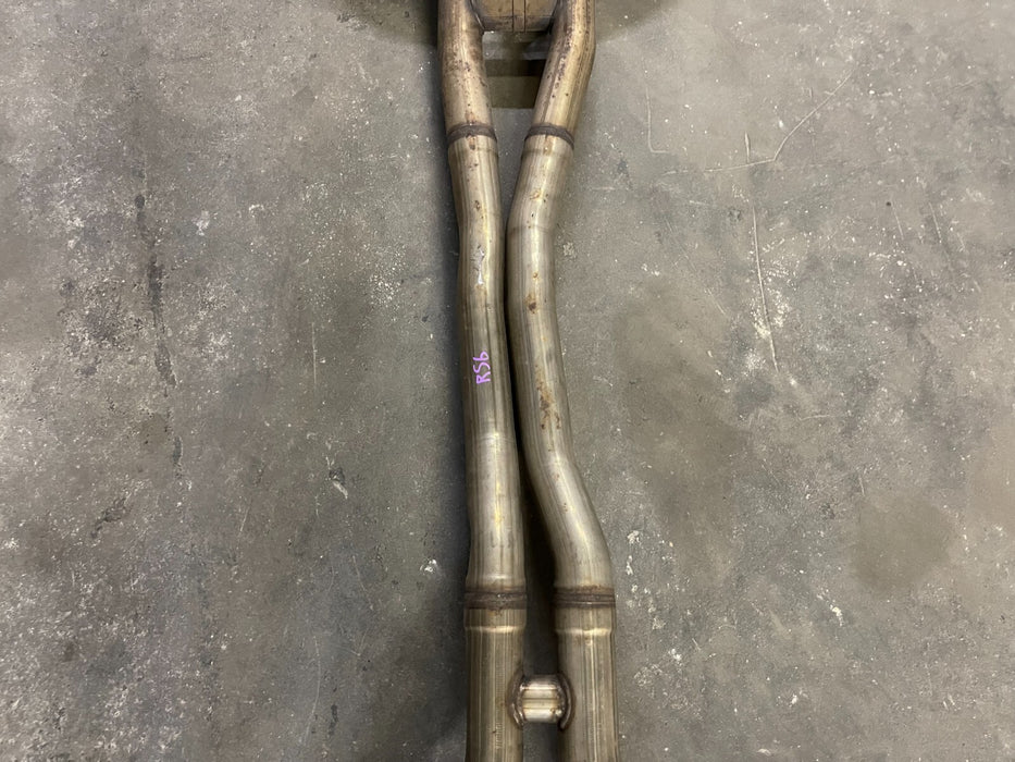 2019 MERCEDES BENZ E63S AMG MID PIPE EXHAUST ASSEMBLY W BRACKETS OEM