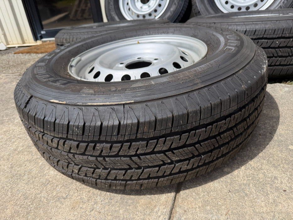 *NEW* FORD BRONCO RANGER FACTORY STEEL 16" WHEELS RIMS 255/70R16 TIRES