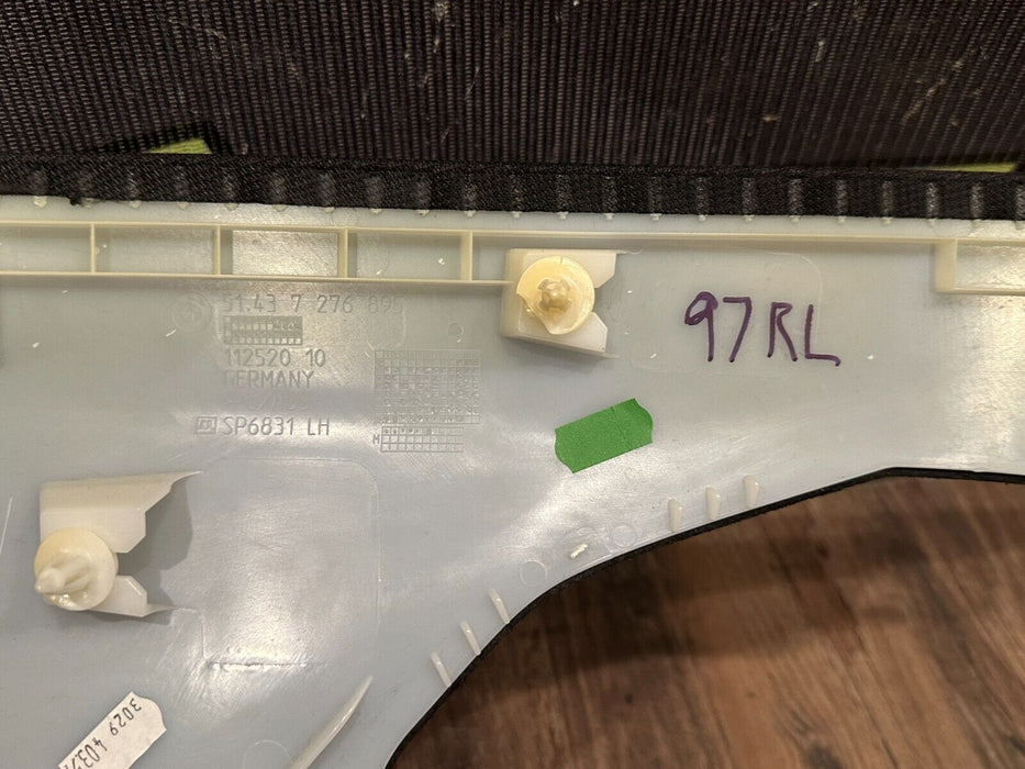 2020 BMW M4 F82 REAR DRIVER LEFT C PILLAR TRIM OEM 51437276895