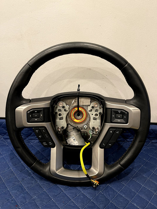 2020-2022 FORD F250 F350 F450 PLATINUM STEERING WHEEL W ADAPTIVE CRUISE CONTROL