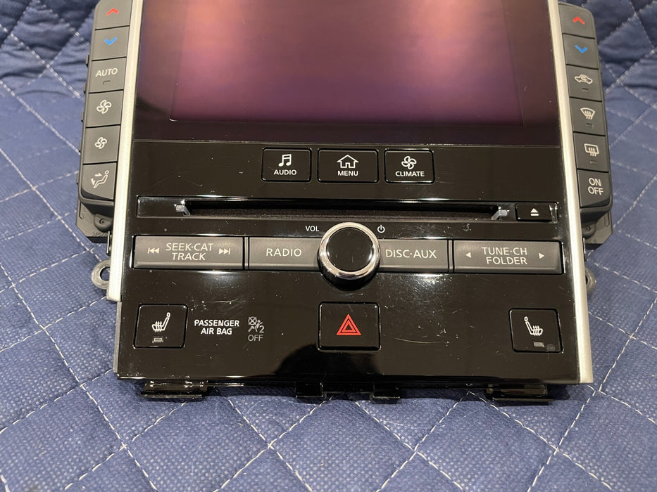 2017 INFINITI Q50 RS CLIMATE/ AUDIO/ HEATED SEAT CONTROL SCREEN W BEZEL OEM